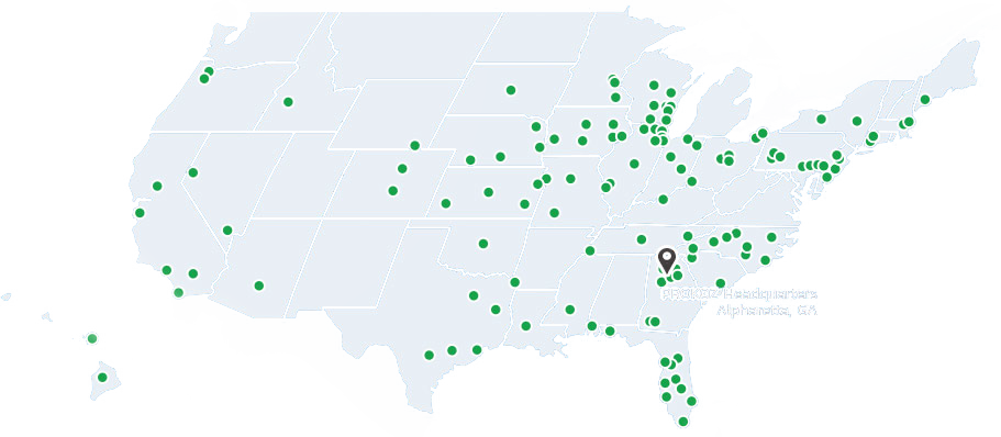 Map of Distributors